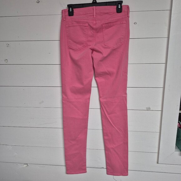 JustBlack Womens Skinny Pink Denim Jeans Mid-Rise Size 29 Made In USA - Picture 5 of 7